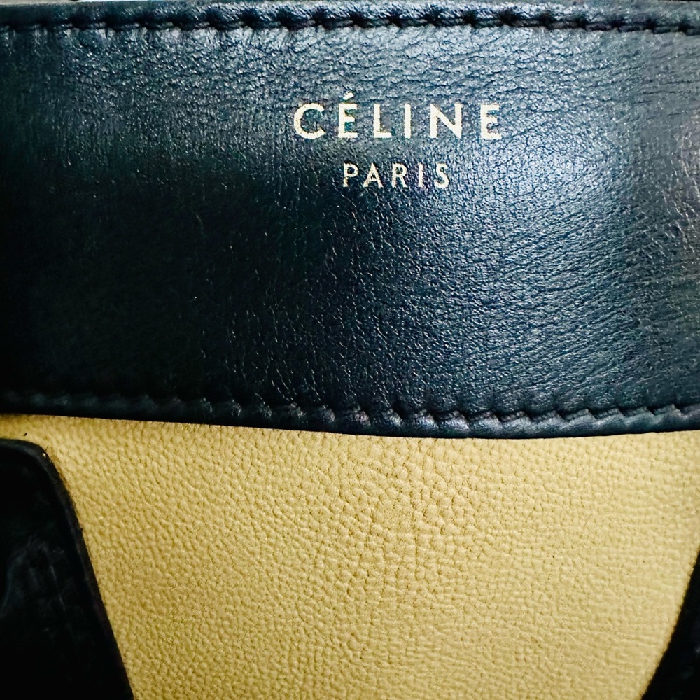 Celine Black and Cream Women's Bag - Picture 2 of 15
